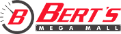 Bert's Mega Mall logo